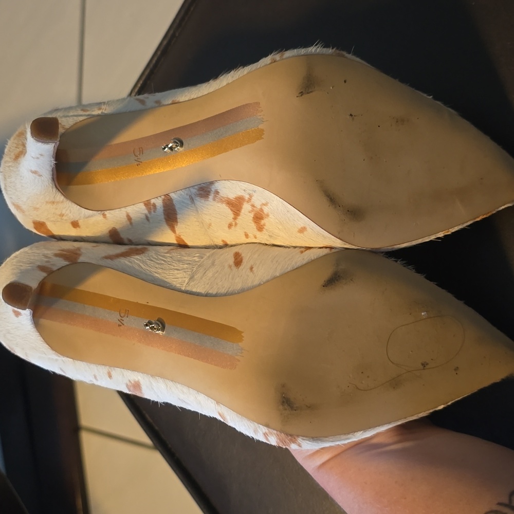 Sam Edelman Hazel Calf Hair Heels - Picture 5 of 6